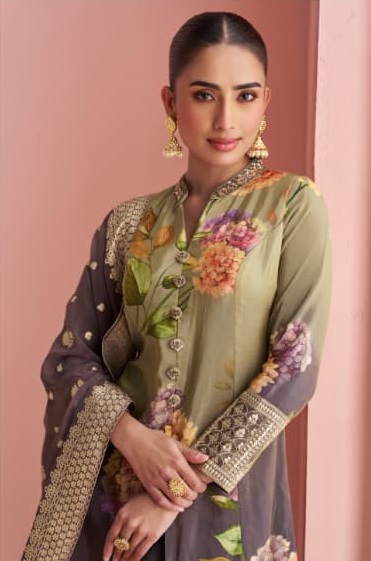 PULKARI BY  SAYURI DESIGNER SILK SALWAR SUIT WHOLESALER IN INDIA